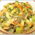 Fricassée de brèdes Pak Choi et Choi Sum J'ai soumis cette recette à Cuisine Plurielle pour le jeu: 100% Vert, afin de fêter le printemps!