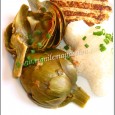 Daube d’artichauts Il s'agit là d'une recette de mon papa, à l'époque où il était végétarien, il déclinait les légumes à l'infini. Je lui dis merci de nous avoir fait découvrir les légumes sous toutes leurs formes possibles.