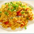 Coquillettes à l’indienne Pour varier un petit peu, je vous propose une recette sympathique, épicée mais pas forte (ne pas confondre les deux, épices ne veut pas dire piquant, contrairement au piment, ;-))