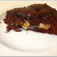 Fondant chocolat bananes Un fondant au chocolat comme je les aime avec des fruits à l'intérieur, j'ai en fait utilisé la recette de Sophie Dudemaine pour ce gâteau. Son cake au chocolat noir fondant, que j'ai quelque peu modifié, surtout les proportions en sucre.